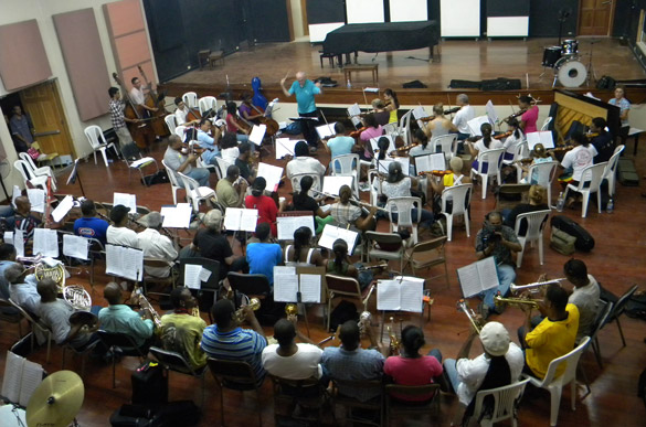 The OAS/FEMCIDI Orchestra Program for Youth at Risk was launched with a moving concert at Courtleigh Auditorium.